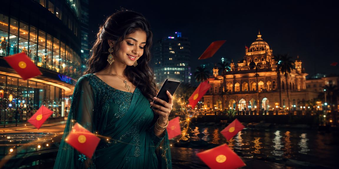 A Bangladeshi user receiving a Red Envelope bonus on ace77 in Dhaka